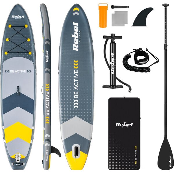 Rebel Deska SUP REBEL ACTIVE pompowana 350x81x15cm , zestaw