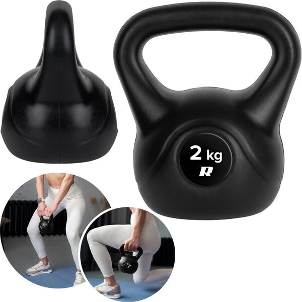 Kettlebell Rebel RBA-2311 bitumiczny 2 kg