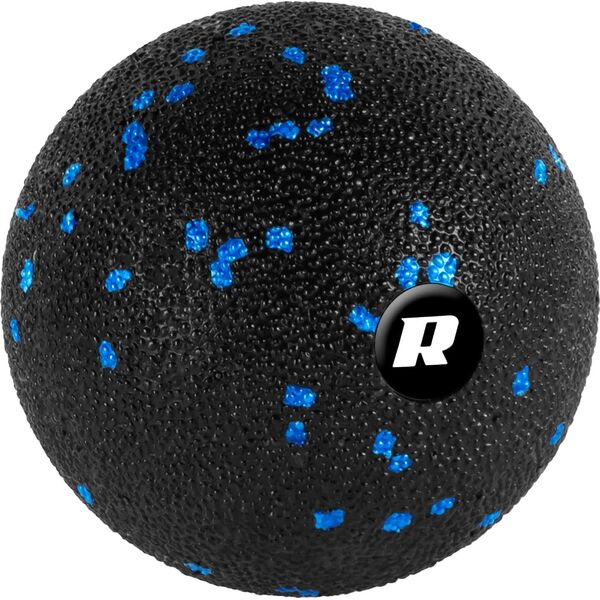 Rebel Piłka do masażu 8cm, kolor czarno-niebieski, materiał EPP, REBEL ACTIVE