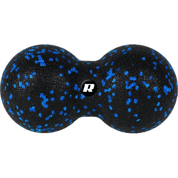 Rebel Zestaw wałek do masażu, roller, piłka, duoball , 3 elementy, kolor czarno-niebieski, materiał EPP, REBEL ACTIVE