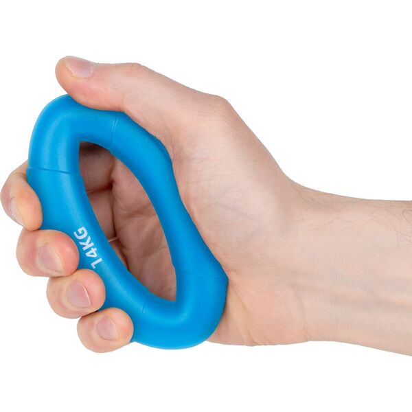 Rebel Silikonowy ściskacz do rehabilitacji rąk, 0 - 14 kg , niebieski , REBEL ACTIVE