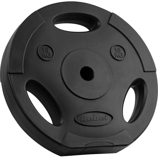 Rebel Zestaw obciążeń bitumicznych 2x15kg, otwór 31mm, talerz z uchwytami, REBEL ACTIVE