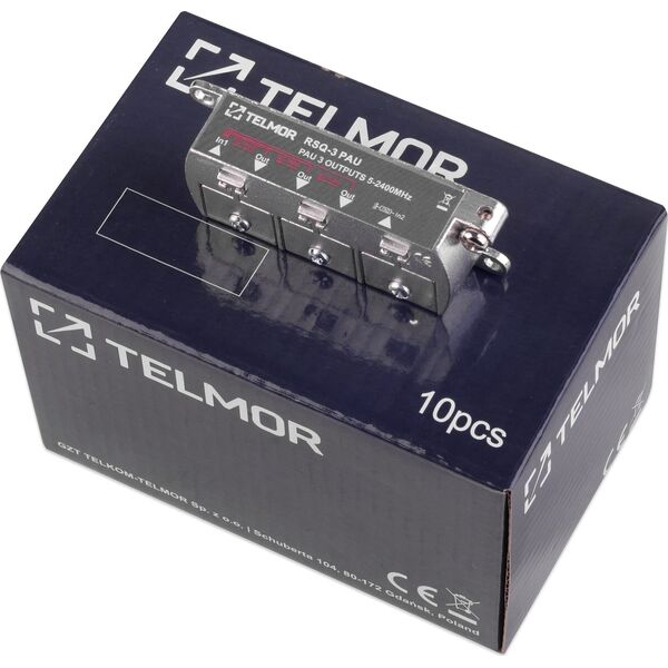 Konwerter światłowodowy Micron RSQ-3 PAU QUICK SPLITTER 3X 2.4G TELMOR