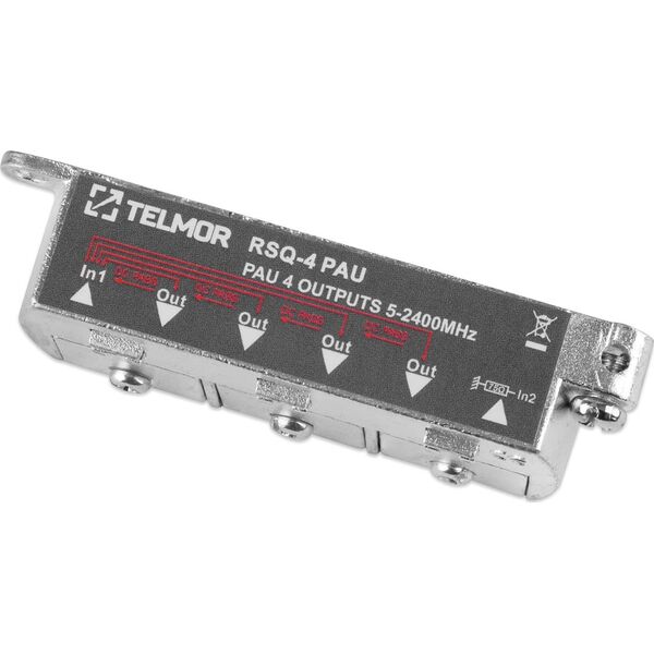 Konwerter światłowodowy Telkom-Telmor RSQ-4 PAU QUICK SPLITTER 4X 2.4G TELMOR