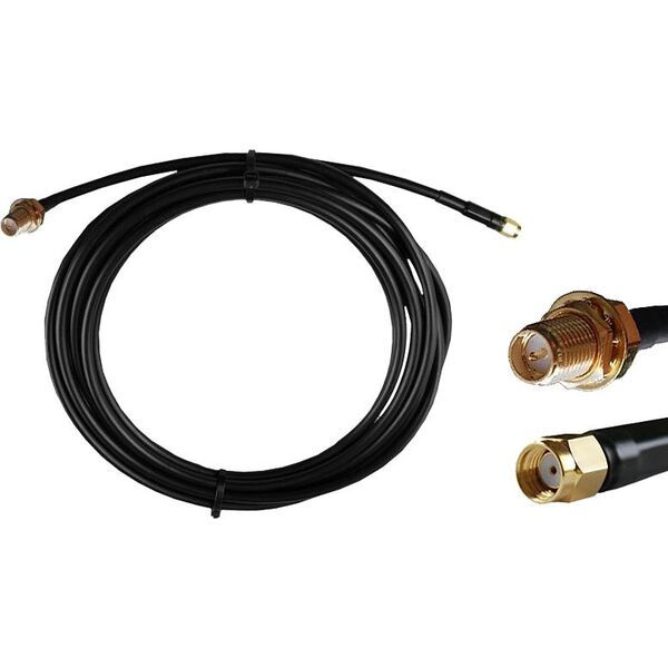 Kabel LP Kabel RP-SMA męski - RP-SMA żeński 3m