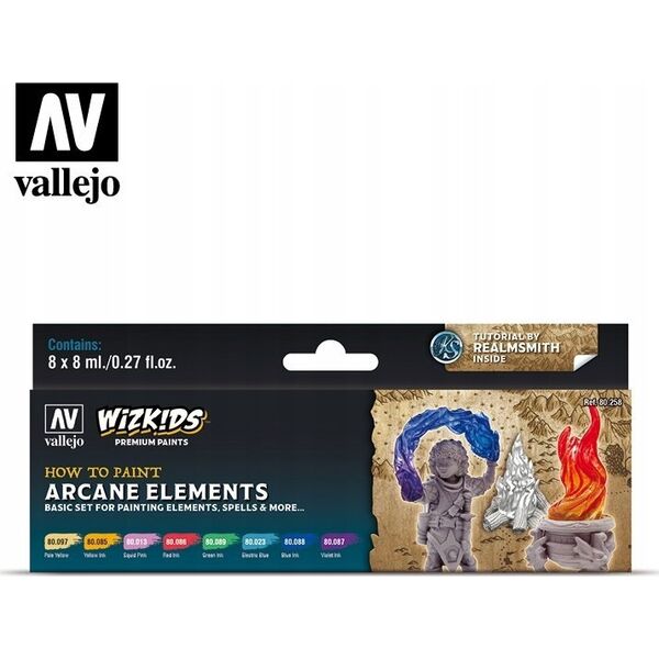 Vallejo Vallejo: Wizkids - Arcane Elements 8x8 ml