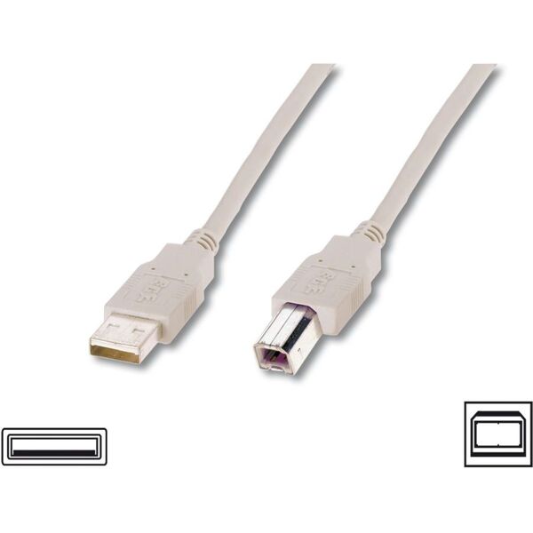 Kabel USB Digitus USB-A - micro-B 1.8 m Czarny (AK-300102-018-S)