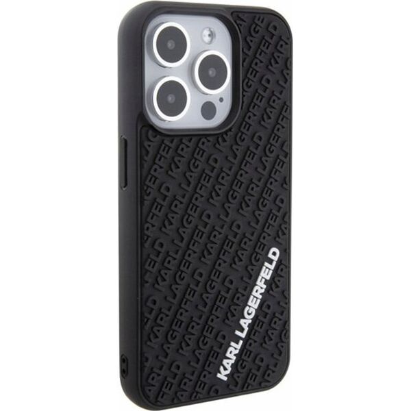 Karl Lagerfeld Karl Lagerfeld KLHCP15L3DMKRLK iPhone 15 Pro 6.1" black/black hardcase 3D Rubber Multi Logo