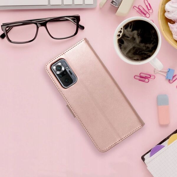OEM Kabura MEZZO Book do XIAOMI Redmi Note 13 Pro Plus 5G mandala złoty róż
