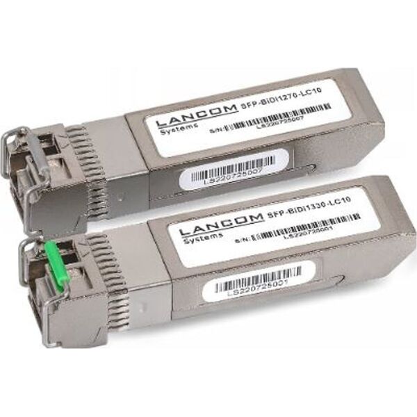 Moduł SFP LANCOM Systems LANCOM 10G SFP+ BiDi pair for connecting LANCOM switches via SFP+ ports over only one fiber via two separate wavelengths 1270/1330nm
