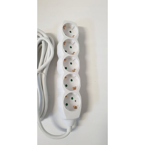Power Strip SCHUKO - 5 sockets, 5.0m, 1,5mm2