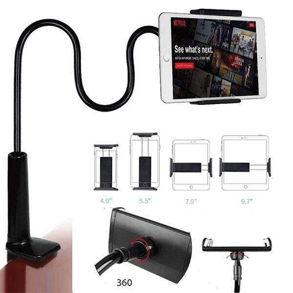 AWEI 4" - 10.5" Long Arm Desk Holder (X3) black 6954284088916