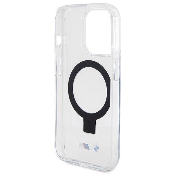 Original Case APPLE IPHONE 15 PRO BMW Hardcase Ring Stand M Collection MagSafe (BMHMP15LURST) transparent 3666339199630