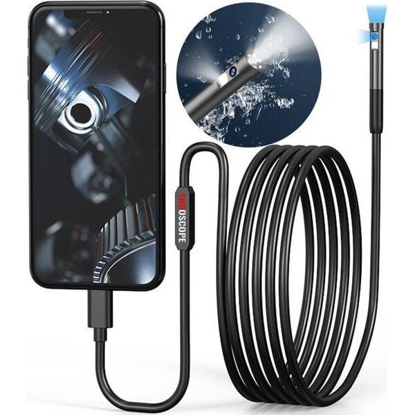 Inskam Kamera INSPEKCYJNA DUO ENDOSKOP 2M 7LED 2xFHD WIFI