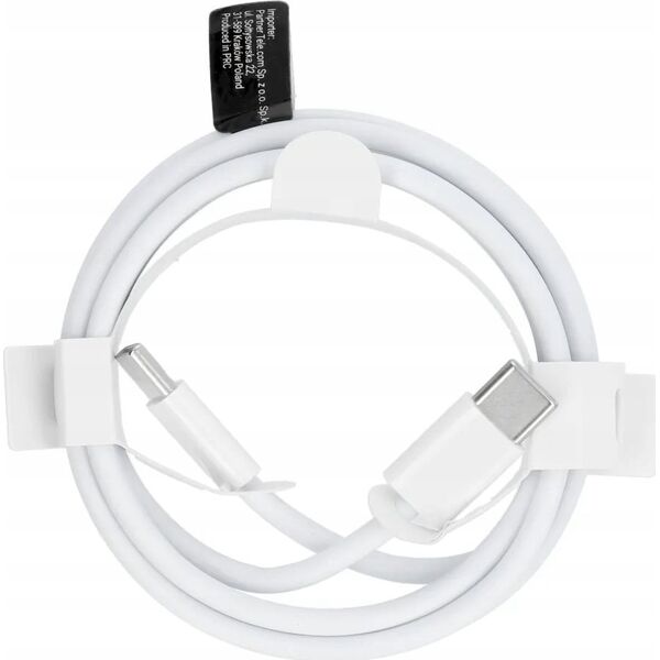 Kabel USB OEM Kabel Typ C do Typ C PD QC3.0 3A 30W HD26 1 m biały