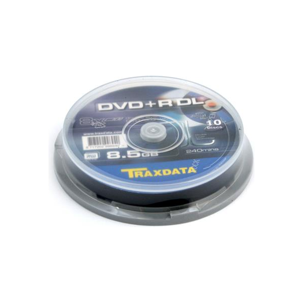Traxdata DVD+R DL 8.5 GB 8x 10 sztuk (906753ITRA003)