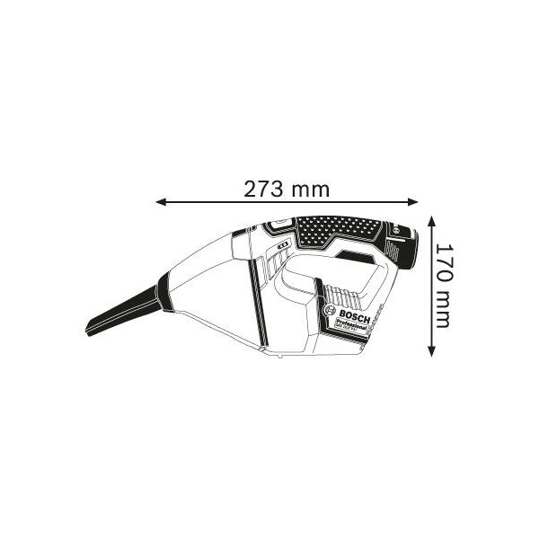 Odkurzacz ręczny Bosch GAS 12V