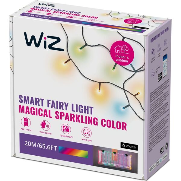 Lampki choinkowe Signify WiZ Fairy Light Color 20m Outdoor