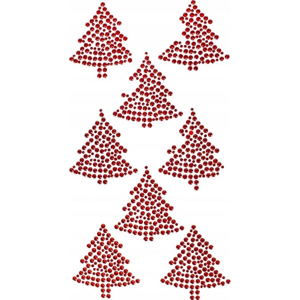 Craft with Fun OZDOBA BN KRYSZTALKI CHOINK SPRZYL 8SZT CF12/144
