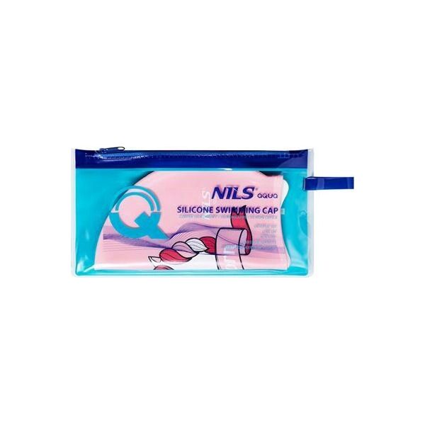 Nils Extreme NQC UNICORN RÓŻOWY DZIECIĘCY CZEPEK SILIKONOWY NILS AQUA