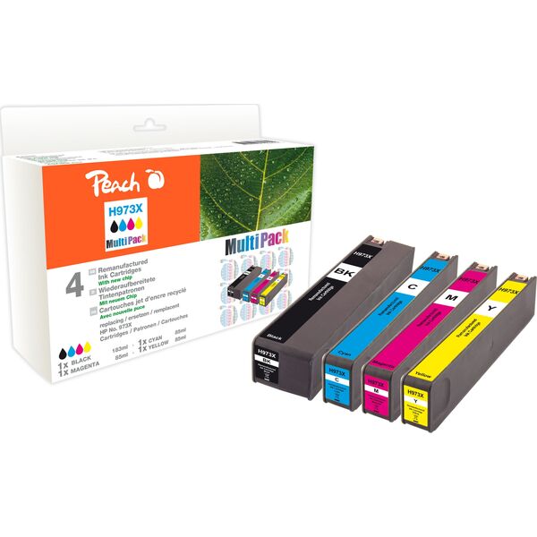 Tusz Peach Peach PI300-750 nabój z tuszem 4 szt. Zamiennik Wysoka (XL) wydajność Czarny, Cyjan, Purpurowy, Żółty