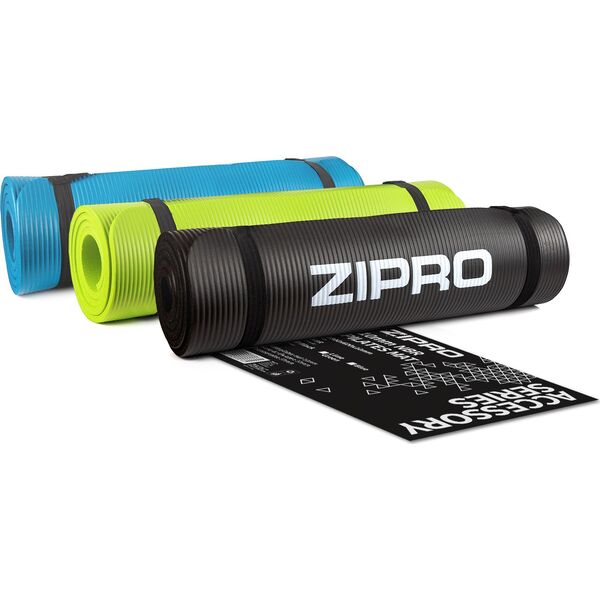 Zipro Mata treningowa 180 cm x 60 cm x 1 cm czarna