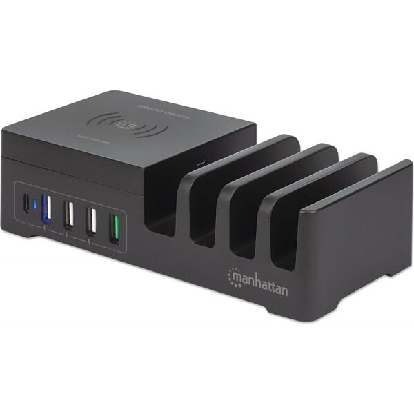 Ładowarka Manhattan 4x USB-A 1x USB-C 3 A (102230)
