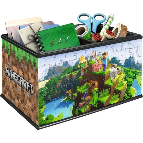 Ravensburger Puzzle 216 elementów 3D Szkatułka Minecraft