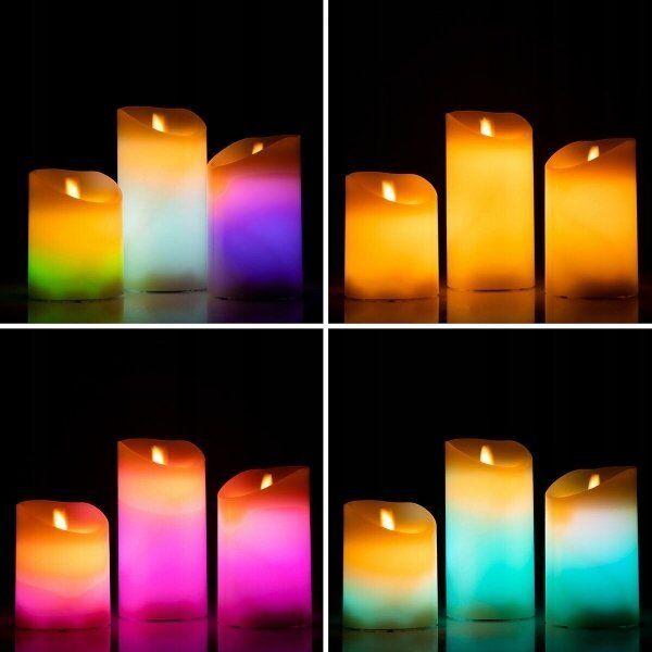 Lampka biurkowa InnovaGoods InnovaGoods Wielokolorowe Świece LED Z Efektem R
