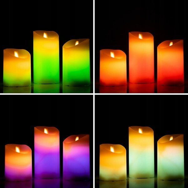 Lampka biurkowa InnovaGoods InnovaGoods Wielokolorowe Świece LED Z Efektem R