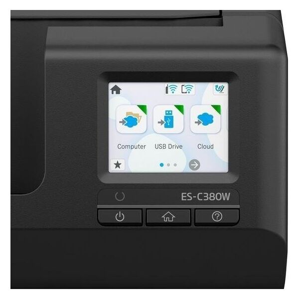 Skaner Epson Skaner ES-C380W A4/ADF20/30ppm/USB/WLAN/PCfree