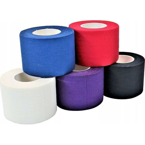 Dunlop TAŚMA TEJP TAPE SPORTOWA KINESIOLOGICZNA 7,3Mx3,8CM DUNLOP CZARNY