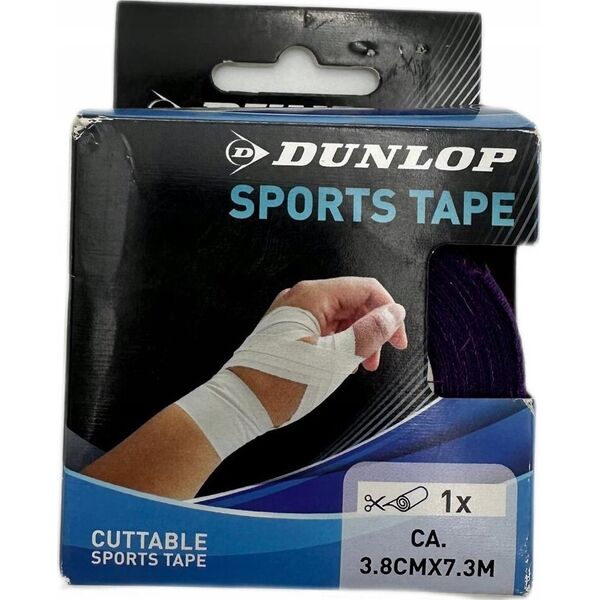 Dunlop TAŚMA TEJP TAPE SPORTOWA KINEZIOLOGICZNA 7,3Mx3,8CM DUNLOP FIOLET