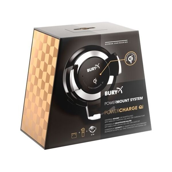 THB Bury Bury PowerCharge Qi univers. Smartphonehalter USB/Qi 5W