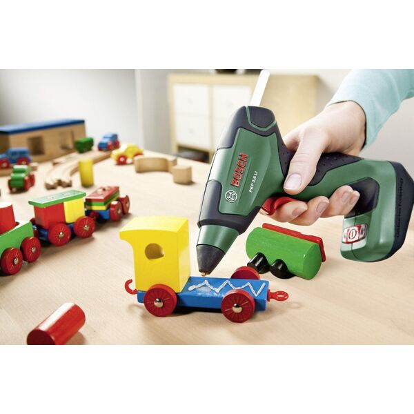 Bosch Akumulatorowy Pistolek do kleju pinkP 3,6 LI green (0603264600) - 1091998