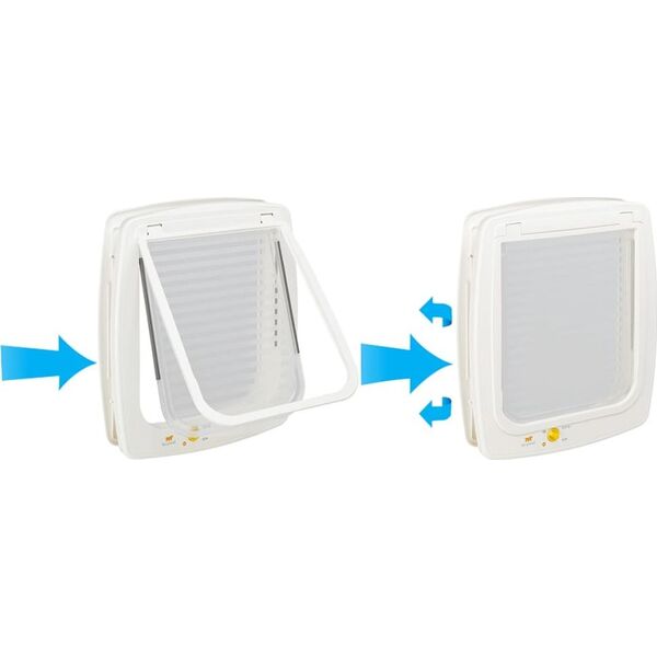 Ferplast Ferplast Drzwiczki dla kota, 4-funkcyjne, Swing 9 SET, białe, 72105011