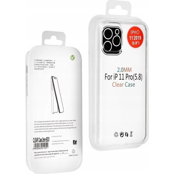 OEM Futerał CLEAR CASE 2mm do IPHONE X / XS