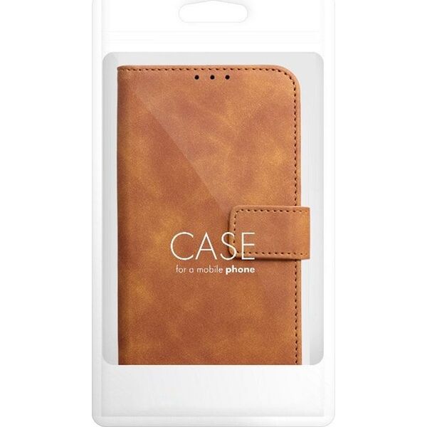 OEM Kabura TENDER Book do SAMSUNG Galaxy S23 brązowy