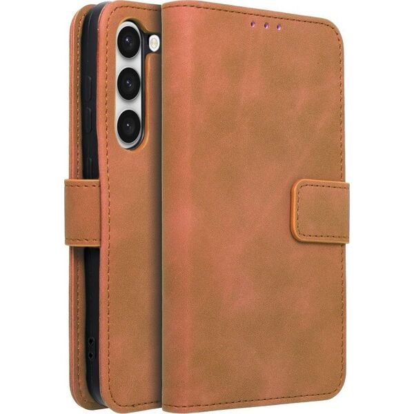 OEM Kabura TENDER Book do SAMSUNG Galaxy S23 brązowy