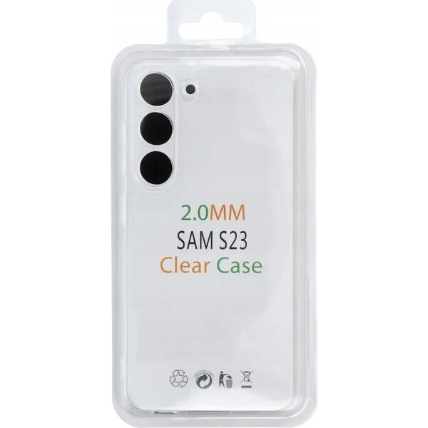 OEM Futerał CLEAR CASE 2 mm BOX do SAMSUNG S24 FE transparentny