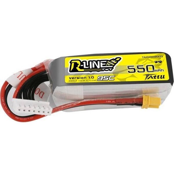 Tattu Akumulator Tattu R-Line 550mAh 22.2V 95C 6S1P XT30