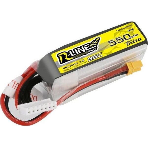 Tattu Akumulator Tattu R-Line 550mAh 22.2V 95C 6S1P XT30