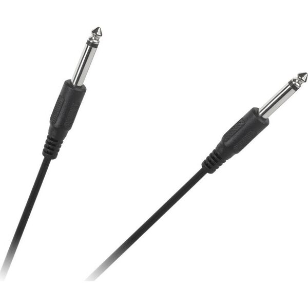 Kabel LP Jack 6.3 mm - Jack 6.3 mm 2m czarny (KPO2750M-2)