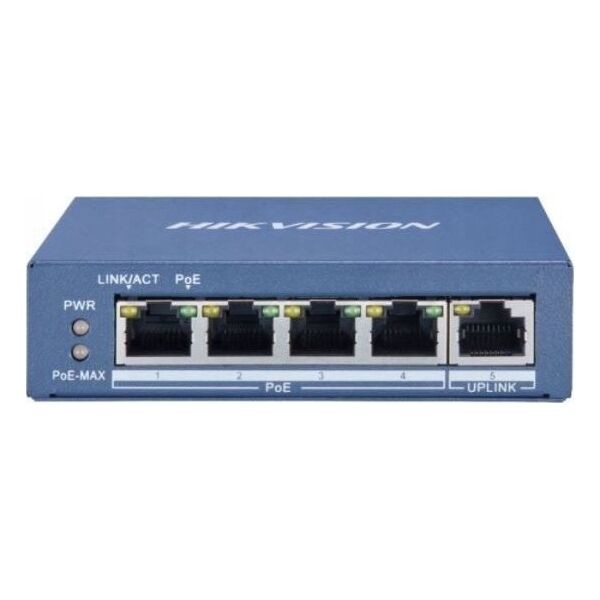 Switch Dahua Technology SWITCH POE DS-3E0505P-E/M 4-PORTOWY Hikvision