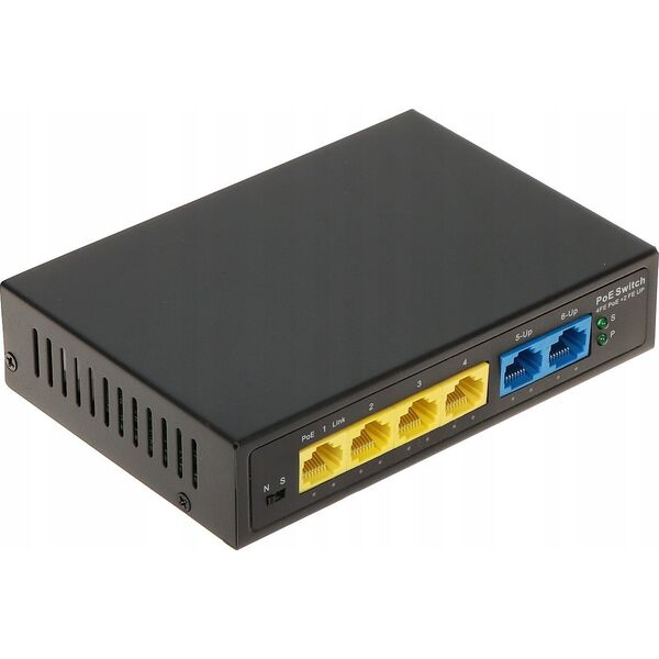Switch Dahua Technology SWITCH POE GTX-A1-06-42-V2 4-PORTOWY