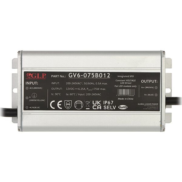 ZASILACZ IMPULSOWY GV6-12V/6.25A