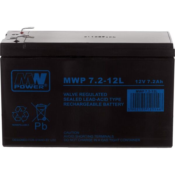 MW Power Akumulator 12V/7.2AH-MWP