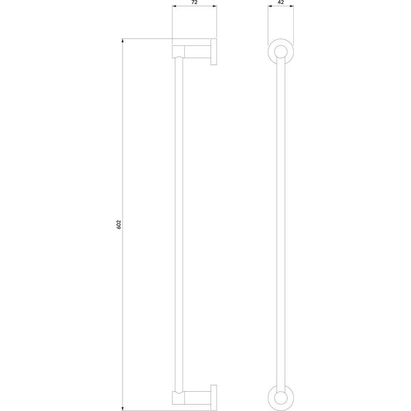 Omnires Omnires uchwyt na papier toaletowy MODERN PROJECT miedź szczotkowana MP60510CPB