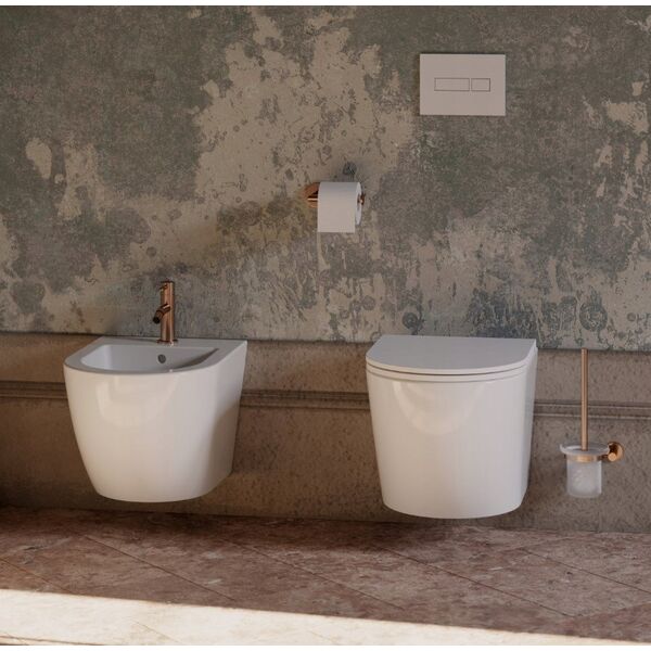 Omnires Omnires uchwyt na papier toaletowy MODERN PROJECT miedź szczotkowana MP60510CPB