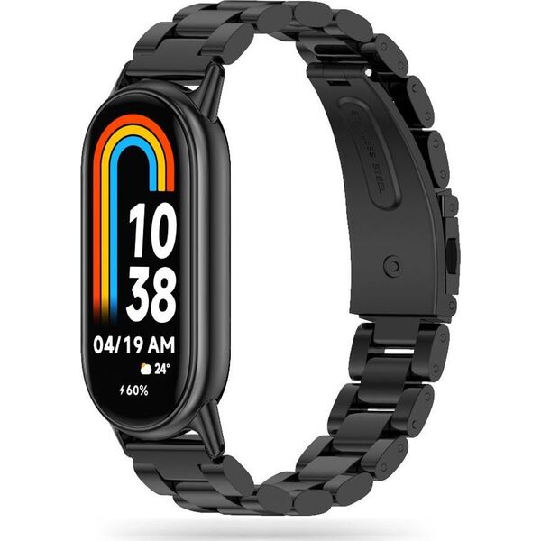 Tech-Protect TECH-PROTECT STAINLESS XIAOMI SMART BAND 8 / 9 / NFC BLACK